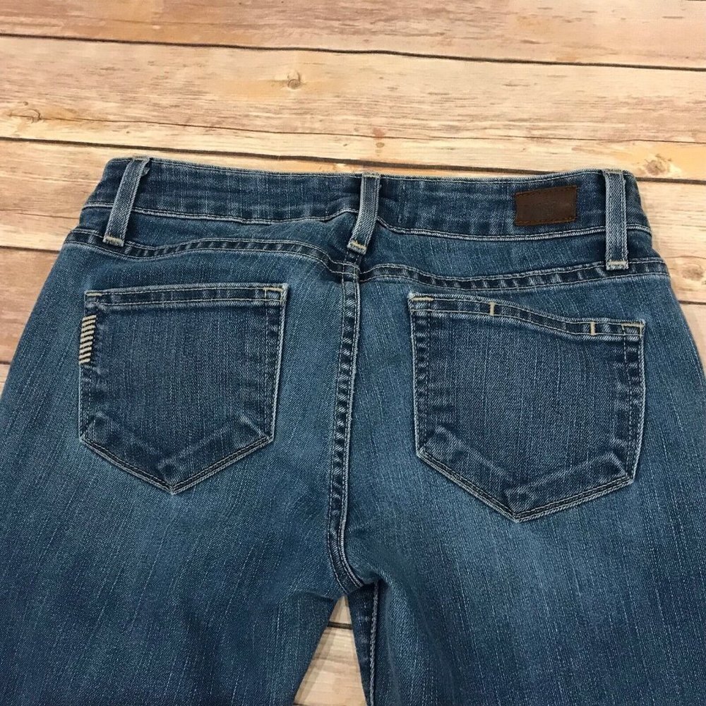 Paige Skyline Ankle Peg Skinny Jeans in Mila Medium Wash - Picture 3 of 8